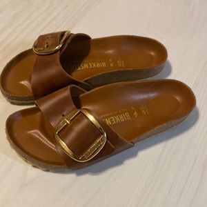 Birkenstock big buckle slides